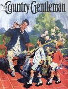 William Meade Prince Cover Painting for The Country Gentleman oil painting on canvas